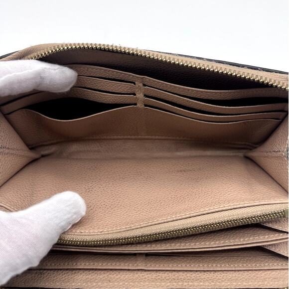 Authentic Louis Vuitton Dune Empriente Zip Around Wallet - Picture 6 of 15